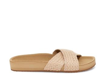 Tong Sanuk She Cruzy Jute Vegan Claquette Femme Beige | FR 98LIS